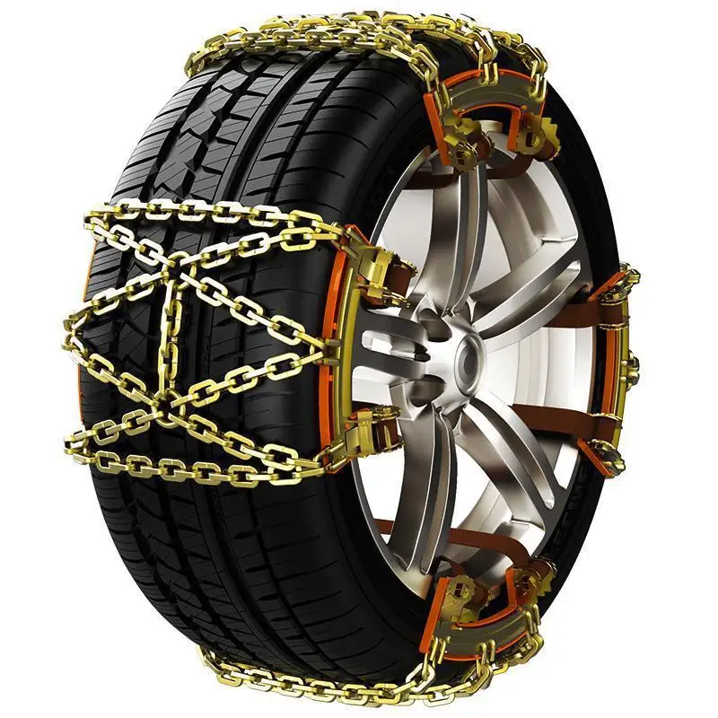 Universal New Upgrade Steel Winter Car Truck Wheels Tire Snow Ice Chains Belt Anti-skid Vehicles SUV Wheel Chain Mud Road Safety