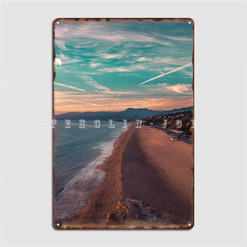 

Beach Poster Metal Plaque Poster Custom Cinema Wall Pub Tin Sign Posters