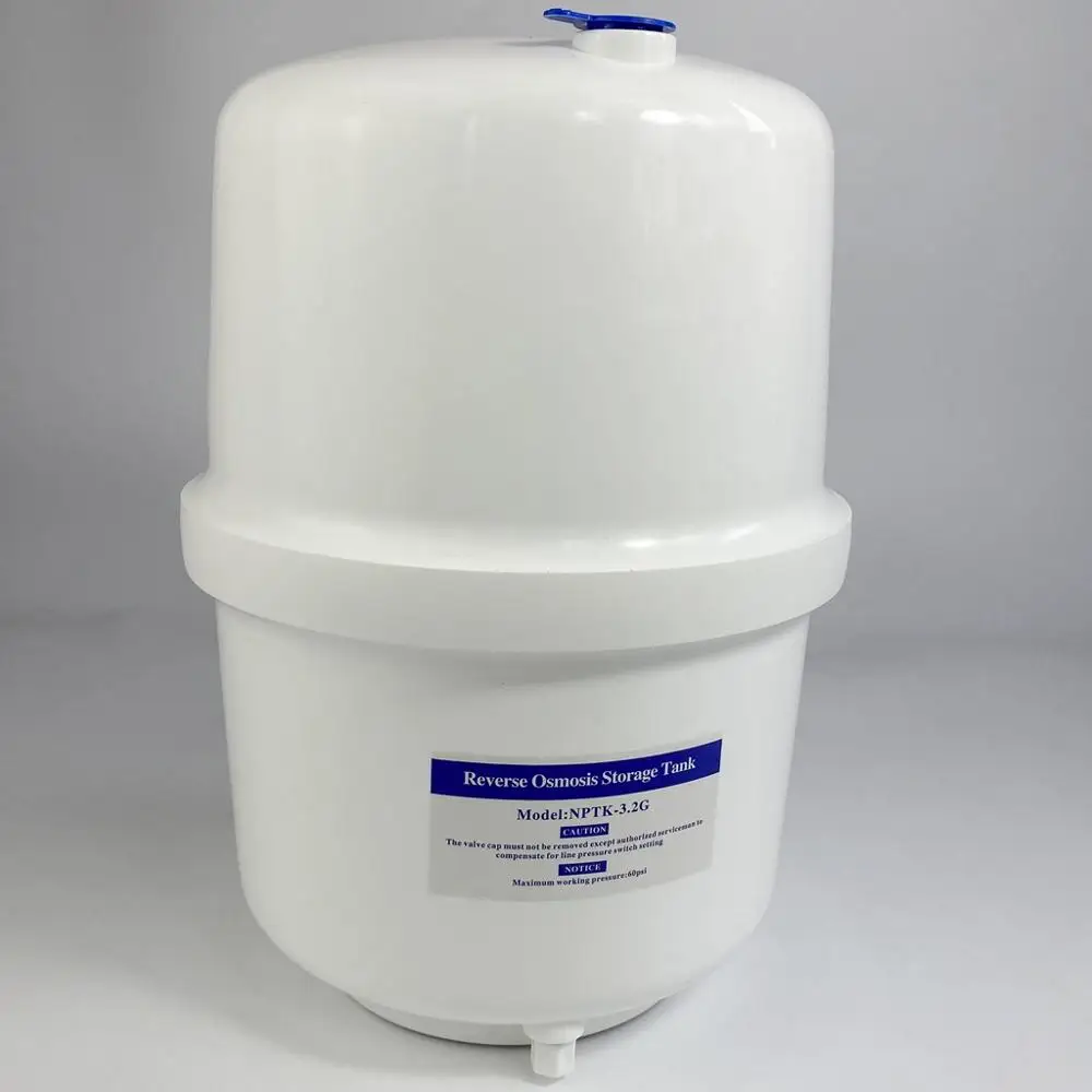 Coronwater RO 3 Gallon Plastic Storage Tank for Reverse Osmosis System