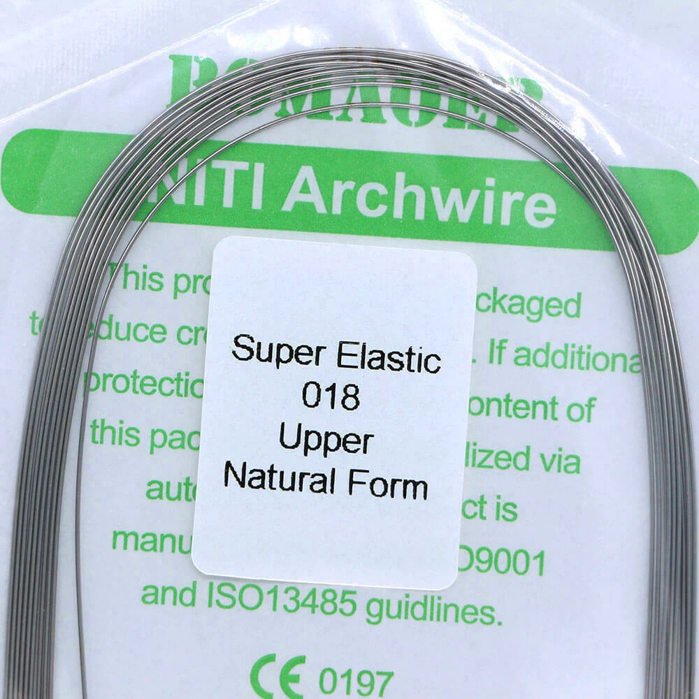 Orthodontic Arch Wire 10 Packs Super Elastic Dental Appliances Natural Form Niti Round Archwires Dentistry Dentist Materials