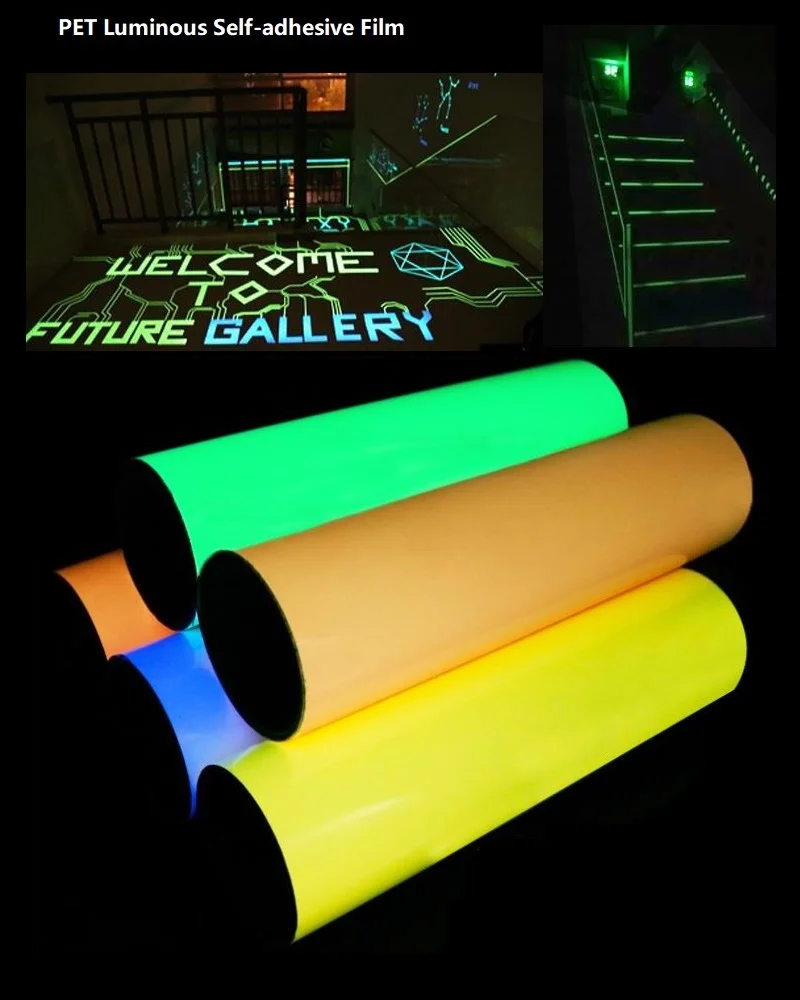 30cm/60cm * 1M Feuer Straße Verkehrs Nacht Nachtleuchtende Film Leucht speichert Glowing Bei Nacht Selbst-klebstoff Warnung Wandsticker – Detail 8