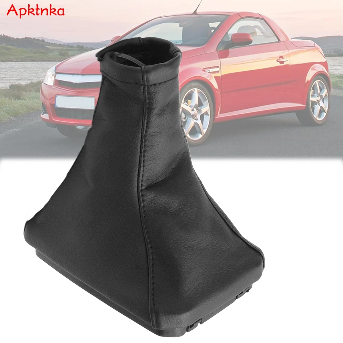 Apktnka Car Gear Shift Knob Leather Dustproof Shifter Gaiter Boot Cover For Vauxhall/Opel Corsa A/B/C Vectra A/B Tigra B Calibra