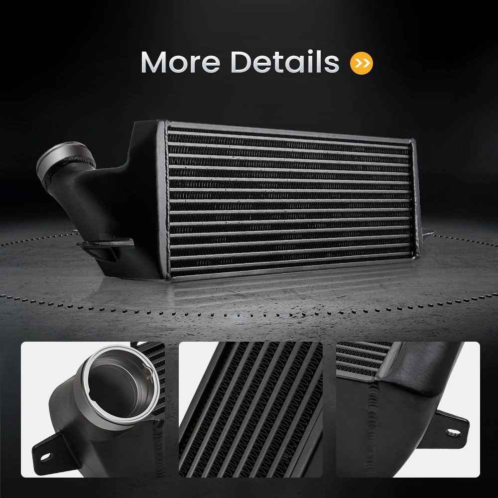 Intercooler in alluminio per BMW 135 135i 335 335i E90 E92 E93 E80 E82 N54 2006-2011 Montaggio anteriore per E82 E88 Z4 E89 35i 35is