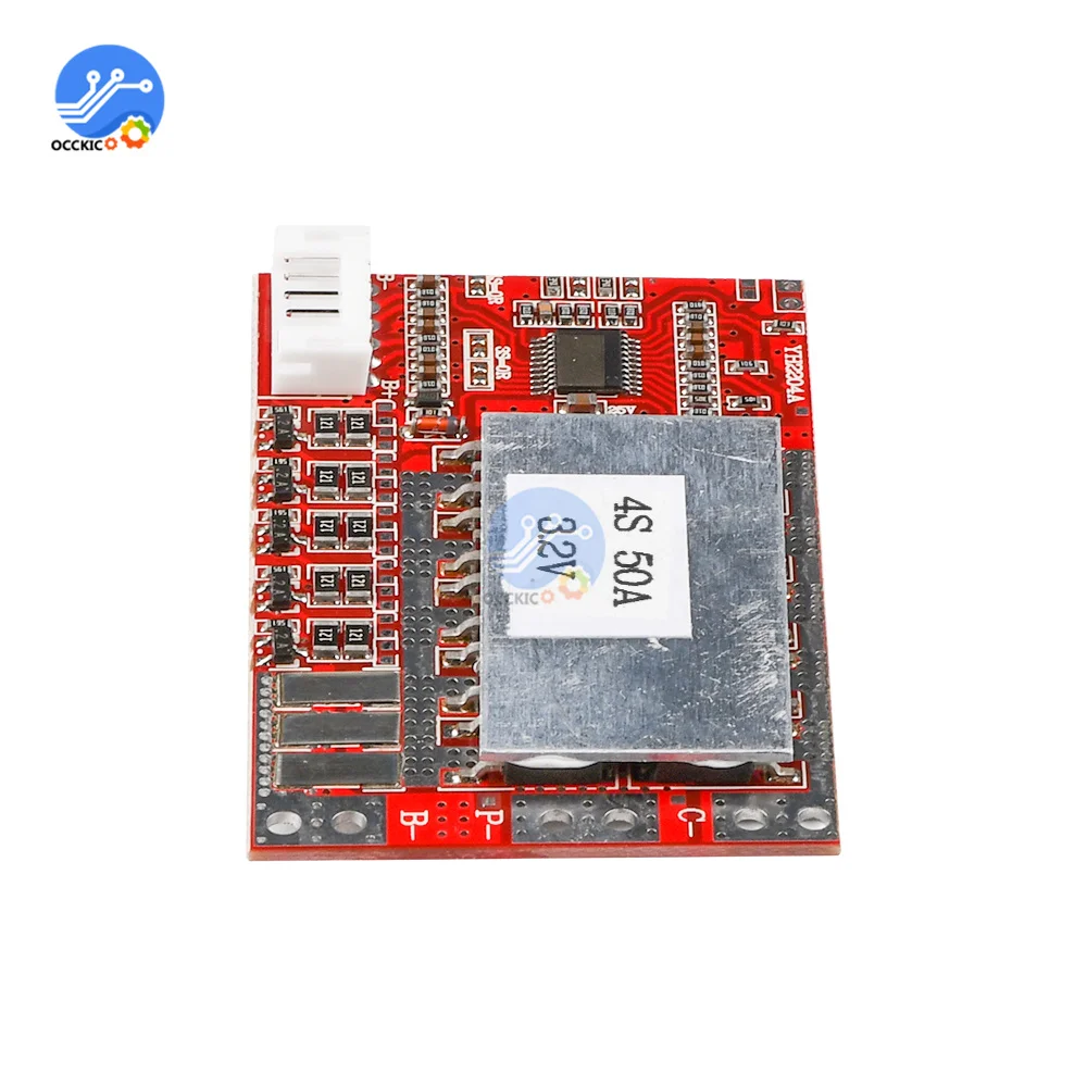 BMS 4S 5S 50A 18650 litio LiFePO4 scheda di protezione della carica delle celle della batteria 3.2V 3.7V BMS Balance per litio LiFePO4