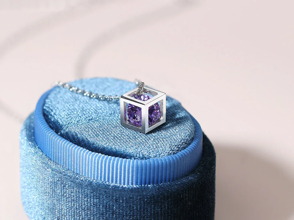 Zauberwürfel Förmigen Anhänger Halskette Für Frauen Ästhetischen Kette Auf Den Hals Trend 2022 Schmuck Halsband Für Weibliche Großhandel n279 – Detail 10