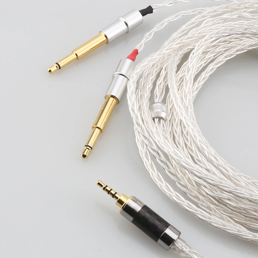 3,5mm 2,5mm 4,4mm xlr symmetrisches occ versilbertes Hifi-Kopfhörer-Upgrade-Kabel für Meze99-Klassiker 99neo neo noir