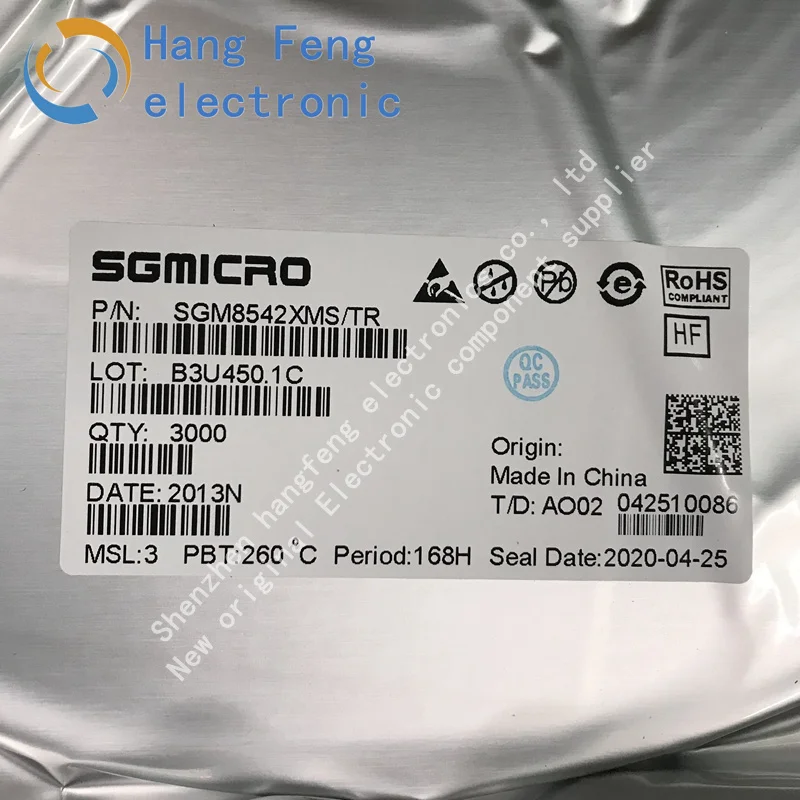 

10 шт. SGM8542XMS SGM8542 SGM8542XMS/TR операционный усилитель MSOP8 shengbang micro оригинальный чип