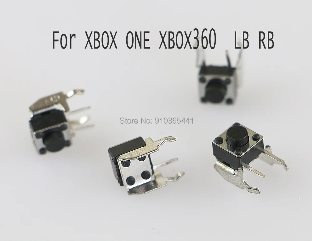 200pcs New Black LB RB Micro Switch Bumper Joystick Button for Xbox 360/One xboxone xbox360 Wireless & Wired Controller