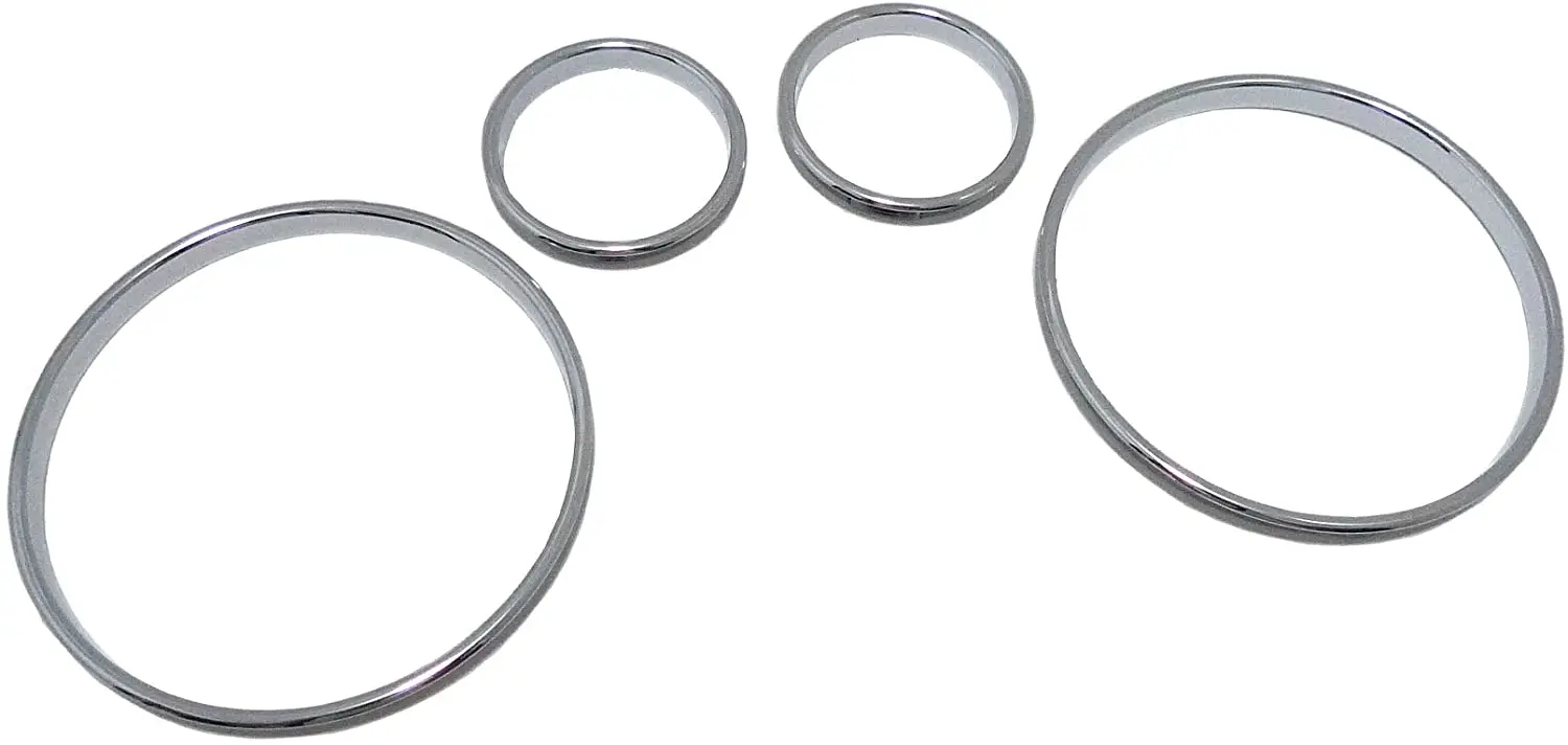 

Chrome Dashboard Gauge Bezel Ring Set for for BMW E38 E39 E53 7 Series 5 Series X5 1995-2004