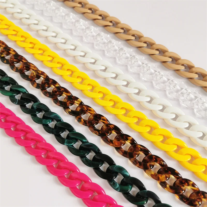 Fashion Acrylic Sunglasses Chains Detachable Lanyard Women Anti-slip Reading Glasses Chain Cord Holder Neck Strap Rope 60/120cm