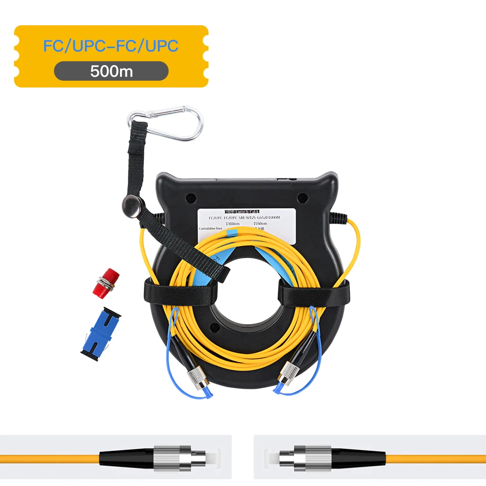 

500m KomShine SM OTDR Launch Cable Ring Singlemode G652D OTDR Dead Zone Eliminator, Fiber Rings