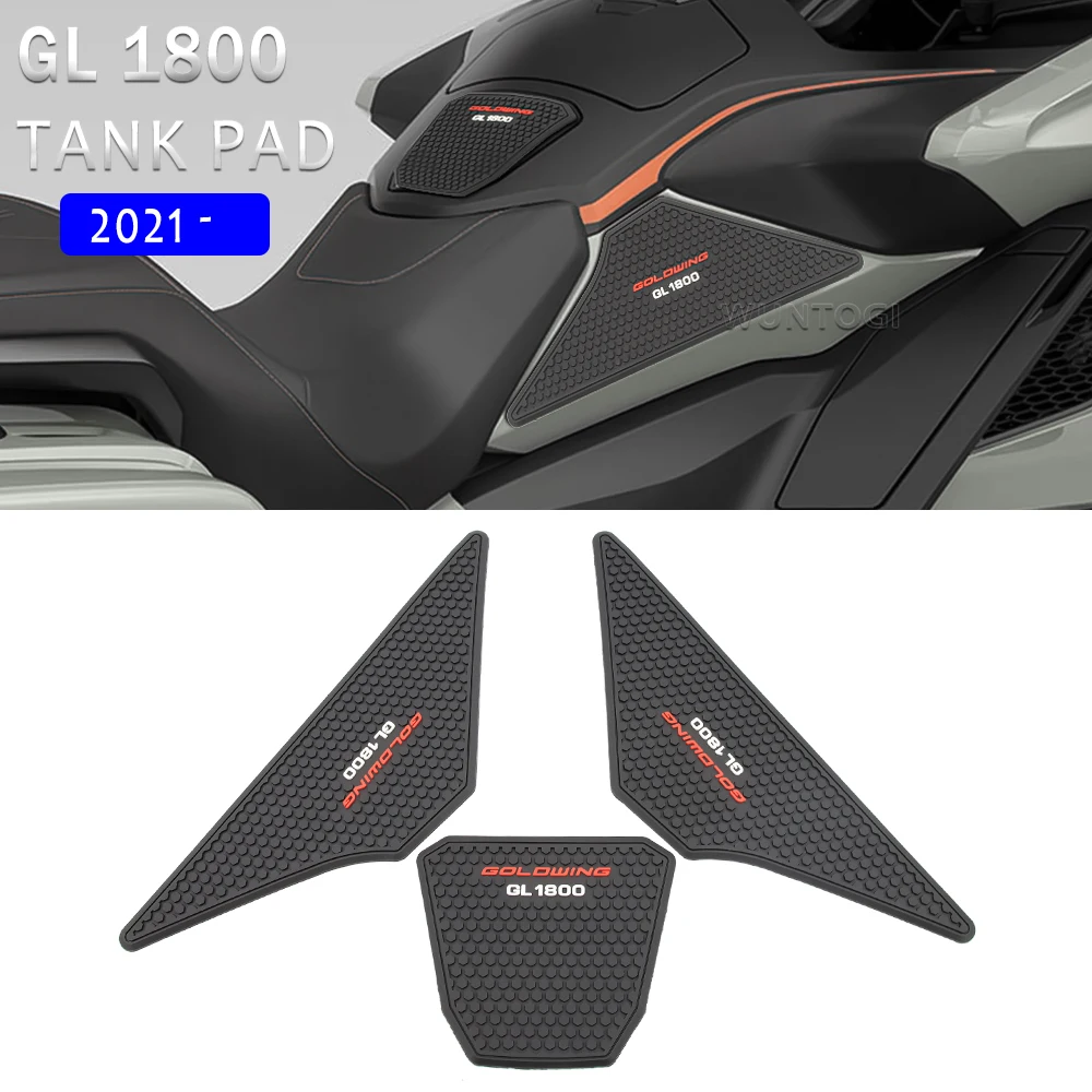 

For HONDA Goldwing 1800 GL 1800 GL1800 2021 Knee grip traction pad fuel tank pad Luggage Mat Applique Grip Pad Sticker Decal