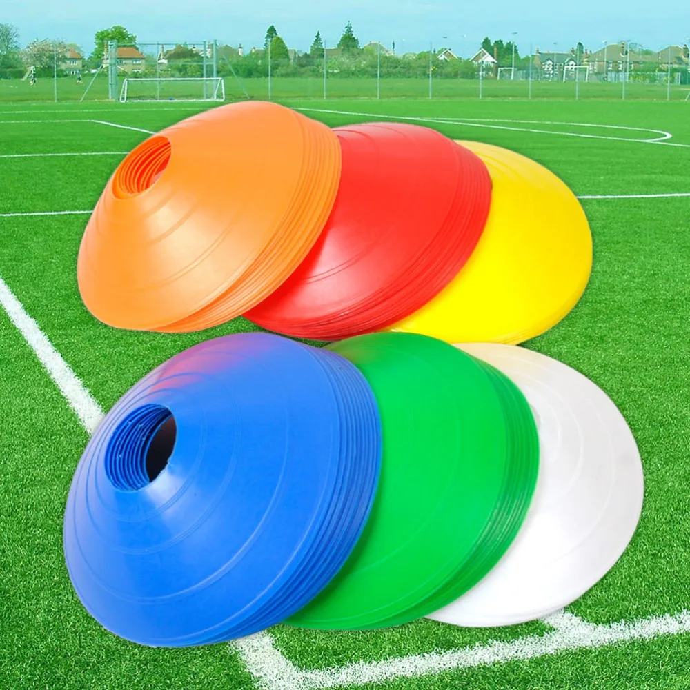 10 Pcs 19cm Cones Marker Discs Soccer Football Training Sports Saucer Entertainment Sports Accessories