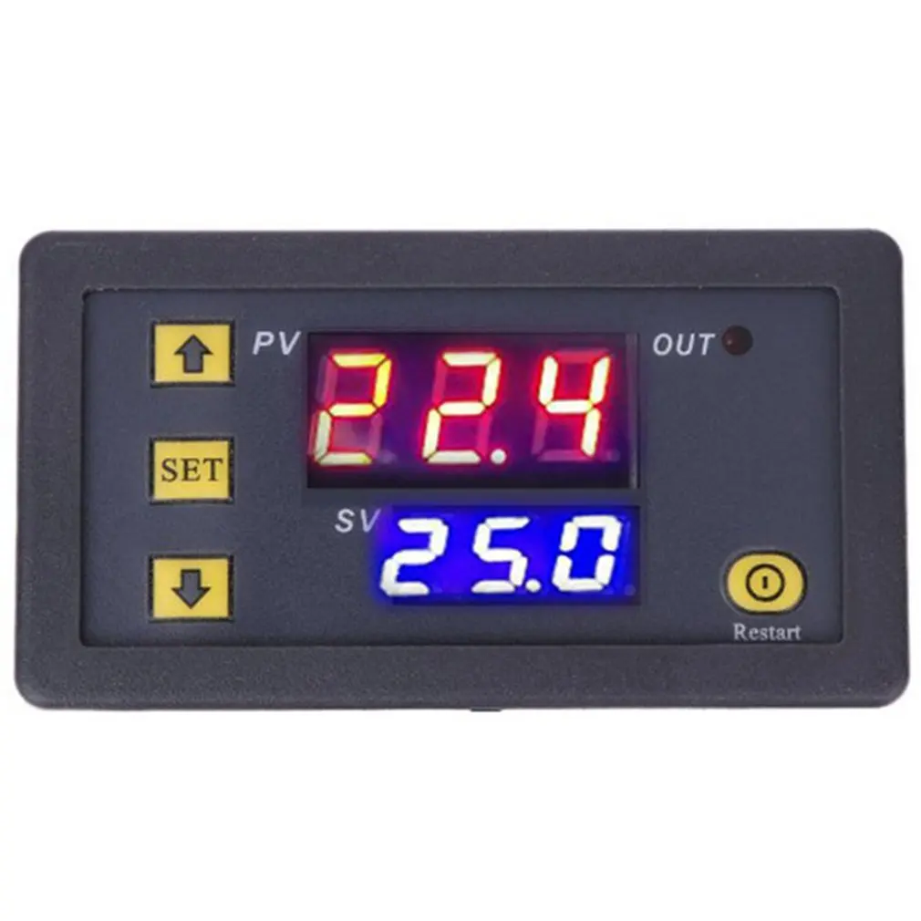 W3230 Temperature Controller Thermostat Dual LED Digital Temperature Regulator Detector Temp Meter Heat Cooler