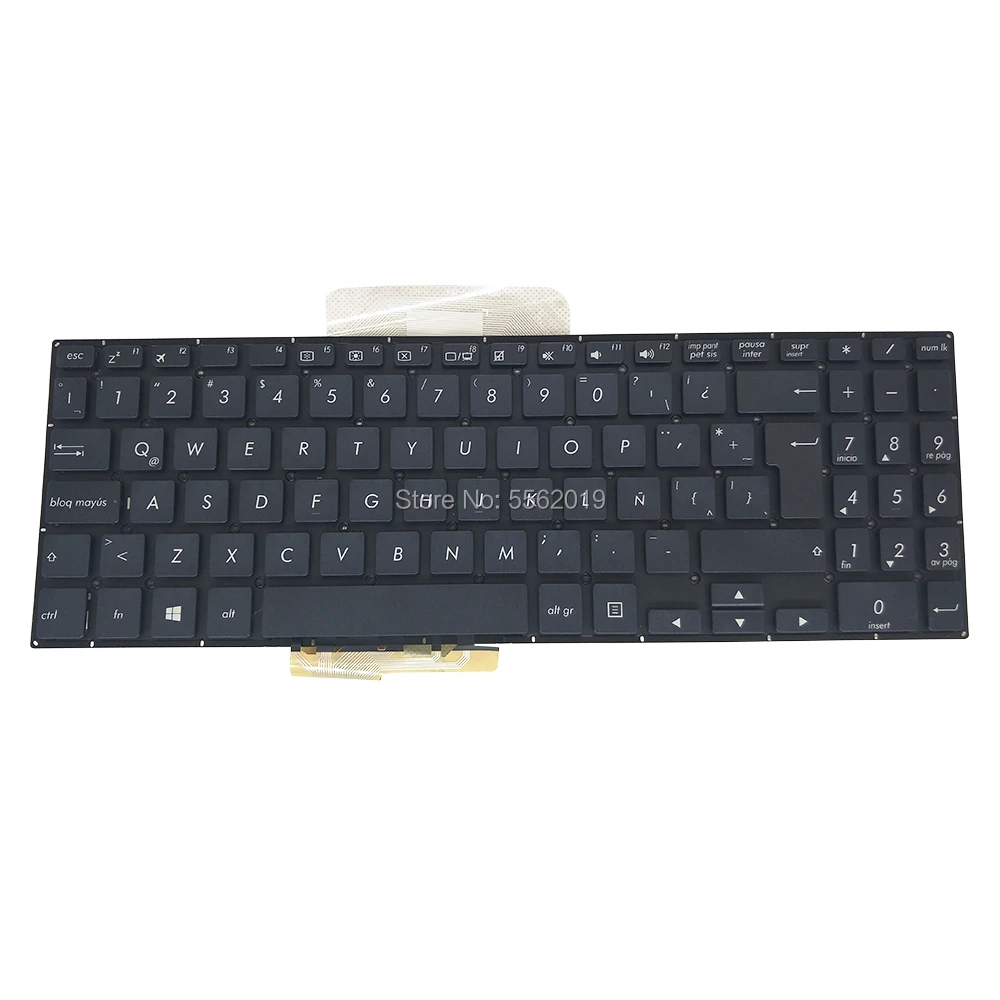 Latin RU Ukrainian Backlit Keyboard For ASUS Vivobook 15 TP510 TP510UF-SB51T TP510U Replacement Keyboards light 0KNB0-5630LA00