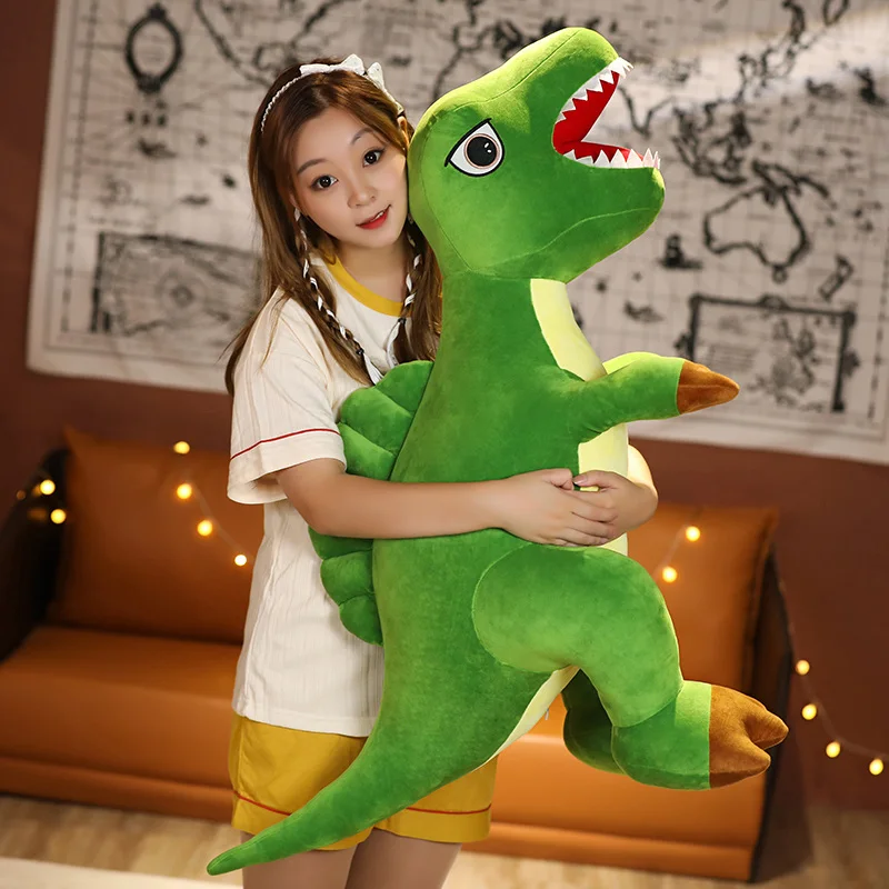 Big Size Dinosaur Plush Pillow Toy Cartoon Spinosaurus Dino Dolls Stuffed Soft Animal Toys Creative Xmas Gift for Baby Kids