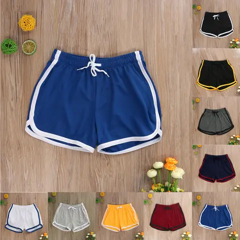 2020 Summer Mens Sport Shorts Fashion Solid Color Slimd Fit Elastic Waist Short Pants Workout Gym Runing Quick Dry Shorts