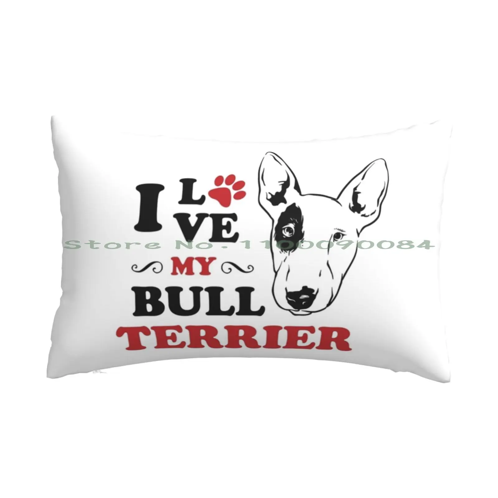 I Love My Bull Terrier Pillow Case 20x30 50*75 Sofa Bedroom Octopus Tentacles Kraken Squid Marine Aquatic Exotic Beach Coastal