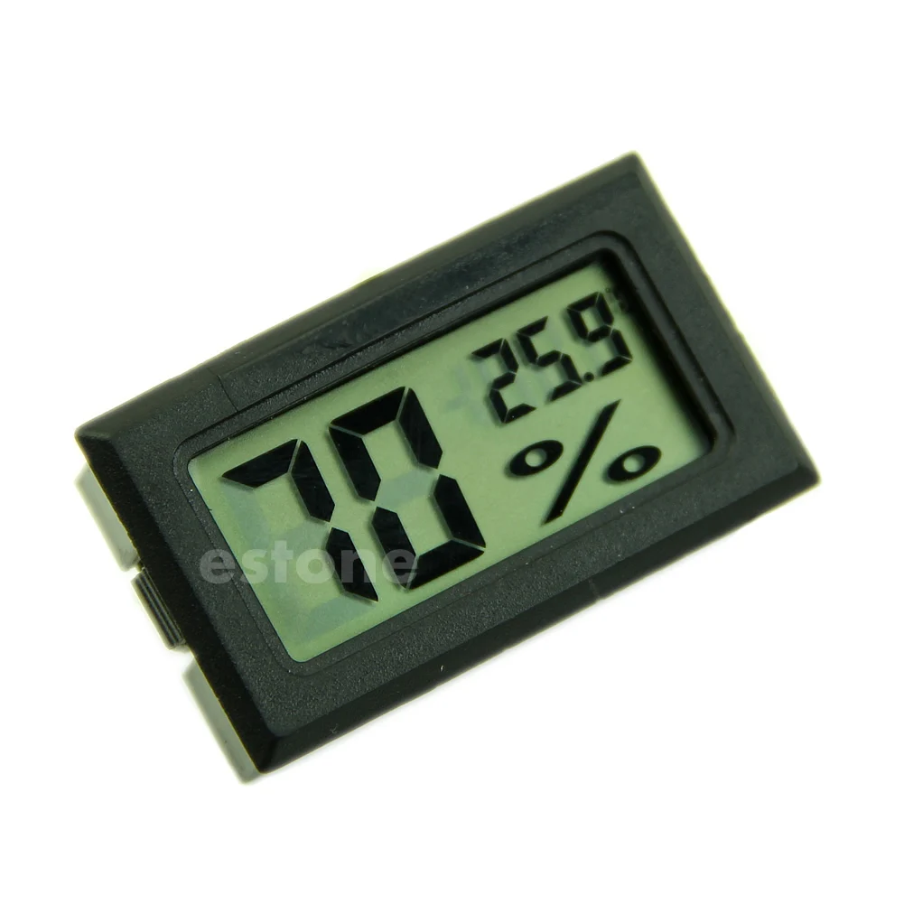 Hygrometer Thermometer Digital LCD Temperature Humidity Meter 10%~99%RH 4XFD