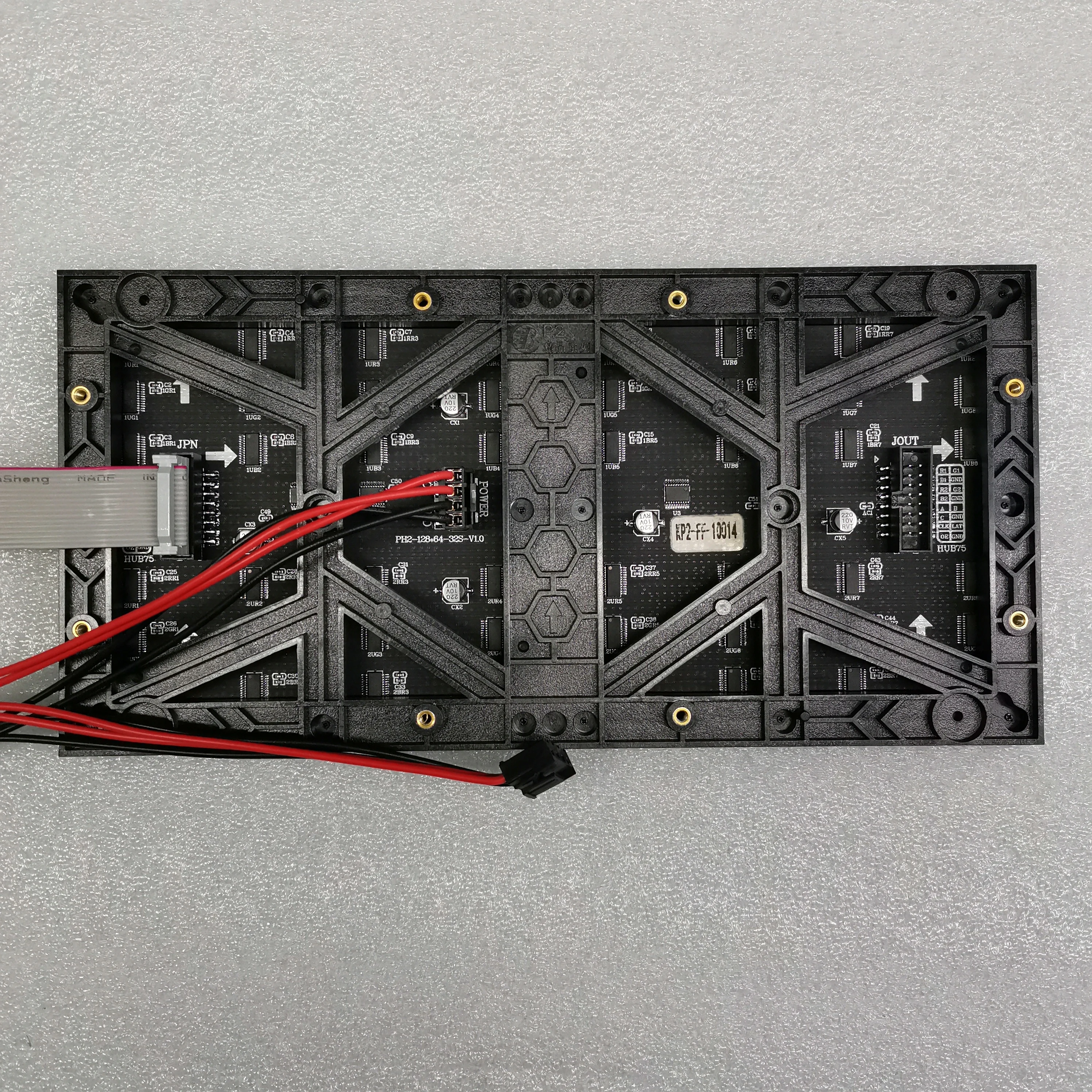 P2 Indoor LED Module 256*128mm RGB Full Color HD Video Advertising Wall Module 128*64 Pixels SMD1515