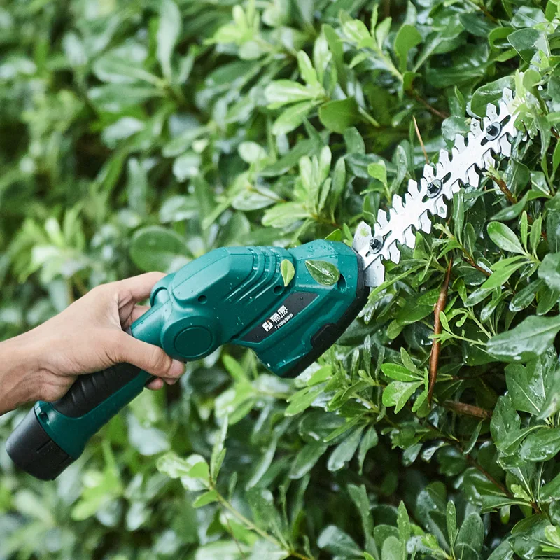 FUJIWARA Electric Pruning Shears 7.2V Rechargeable Lithium Battery Hedge Trimmer Lawn Trimming Tool