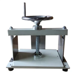 Hand Wheel Flattening Machine A4 Voucher Bill Coin Paper Flattening Machine Manual Disc Flattening Machine