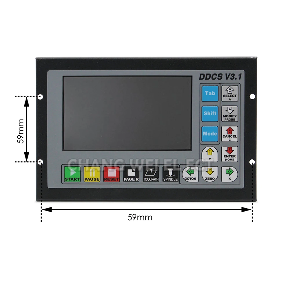 DAlcohol-Contrôleur de mouvement hors ligne Cnc pour machines à graver et à fraiser, V-Code 3/4 axes, V-Stop 4 axes, Volant, Régule g