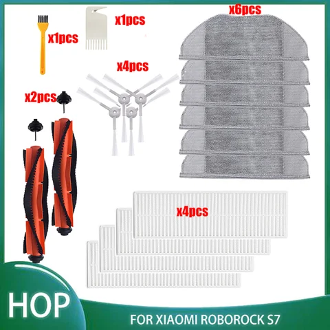 Filter Roller Main Side Brush Mopping Cloth Kits For Xiaomi Mijia G1 MJSTG1 SKV4136GL Mi Robot Vacuum Mop Essential Accessories