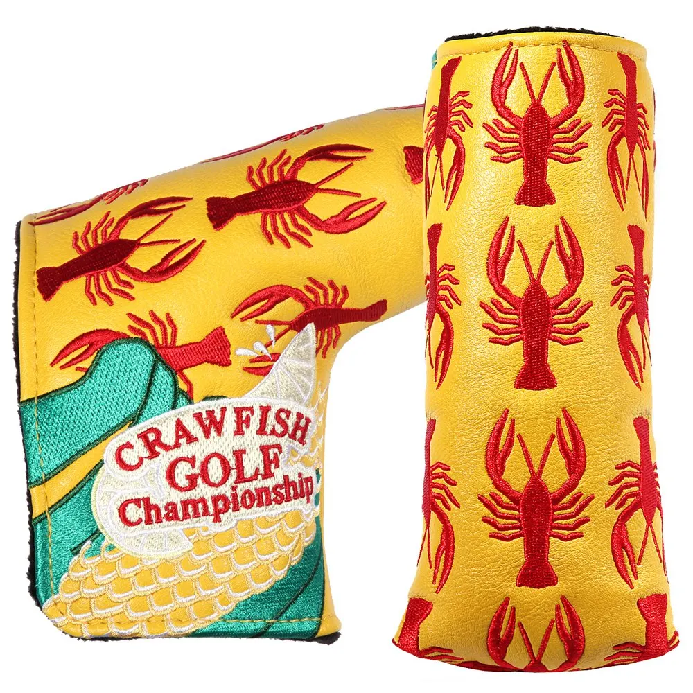 SHABIER Crawfish Golf Putter Cover Headcover for Blade Golf Putter Head Cover