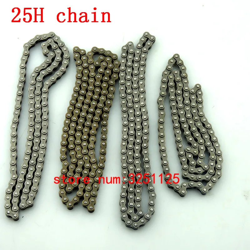 25H Chain 62 84 86 90 112 136 138 142 144 146 152 158 Links with Link Spare For 47cc 49cc Mini Dirt Pocket Bikes  Motorcycle