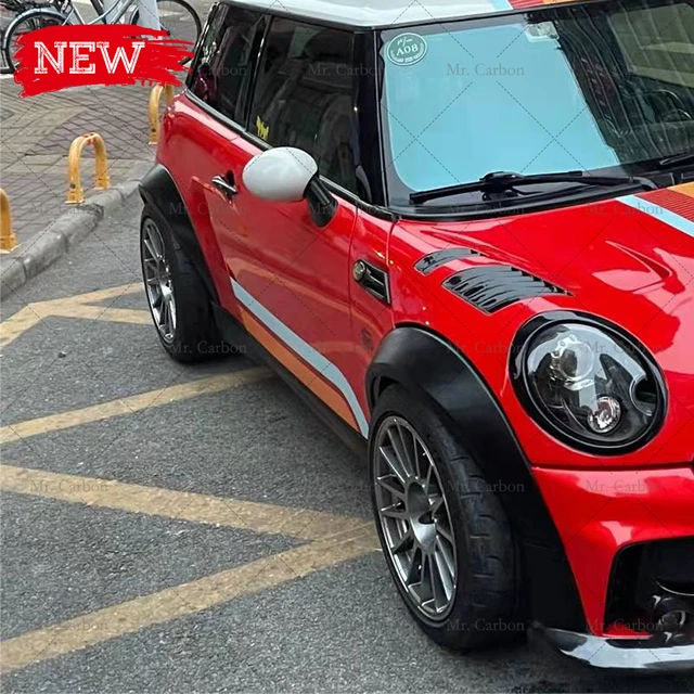 バージョンR56,r57,r58,r59 RSI-STYLE用のミニ/jcw r56,ガラス繊維,ワイドフェンダーセット,ボディトリムのセット -  AliExpress