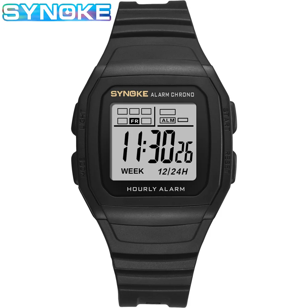 Reloj Hombre Digital Watches For Men Waterproof Sport Watch Square Electronic Clock Men Military Wristwatch LED Alarm Stopwatch