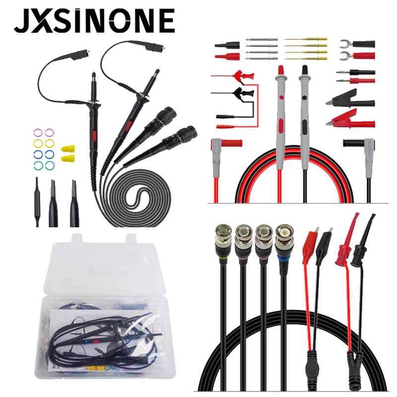 

JXINONE P1260D Multimeter Test Lead kit Oscilloscope Probe Replaceable Multi-function Test Accessories