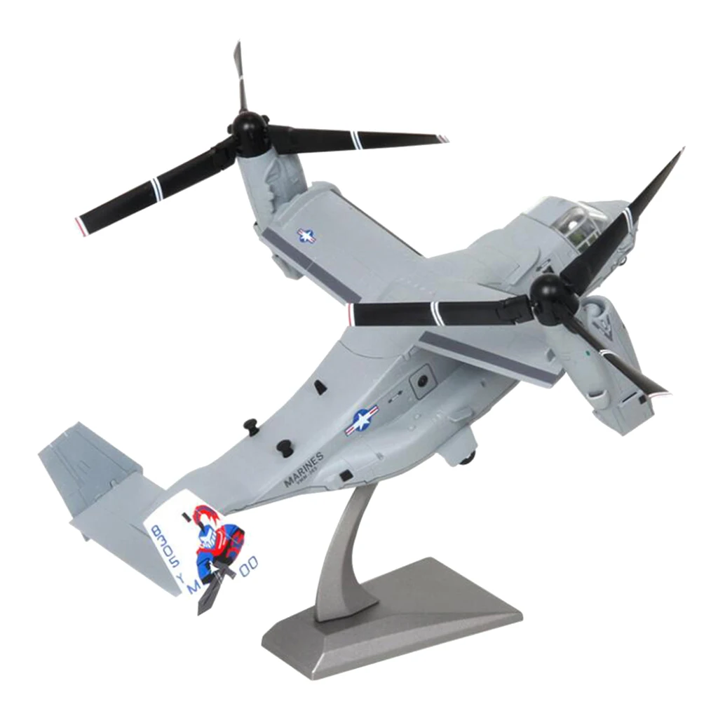 Modern 1/72 Scale American  Bell V-22 Rotorcraft Plane Model Playset