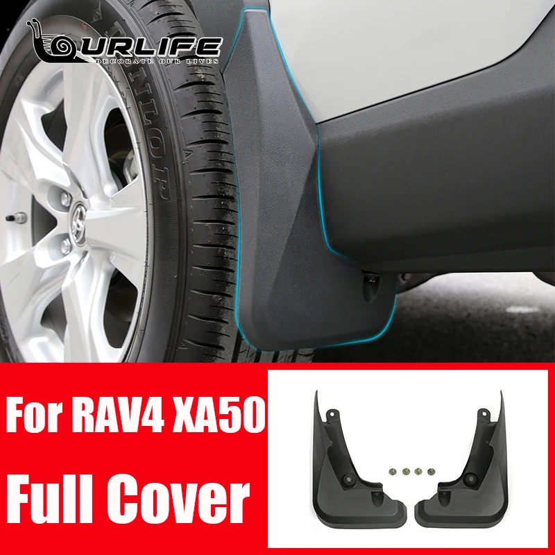 Full Cover Mud Guards for Toyota RAV4 2020 2021 2022 2023 2024 XA50 XA 50 Front Rear Mudflaps Splash Guards MudGuards Flap