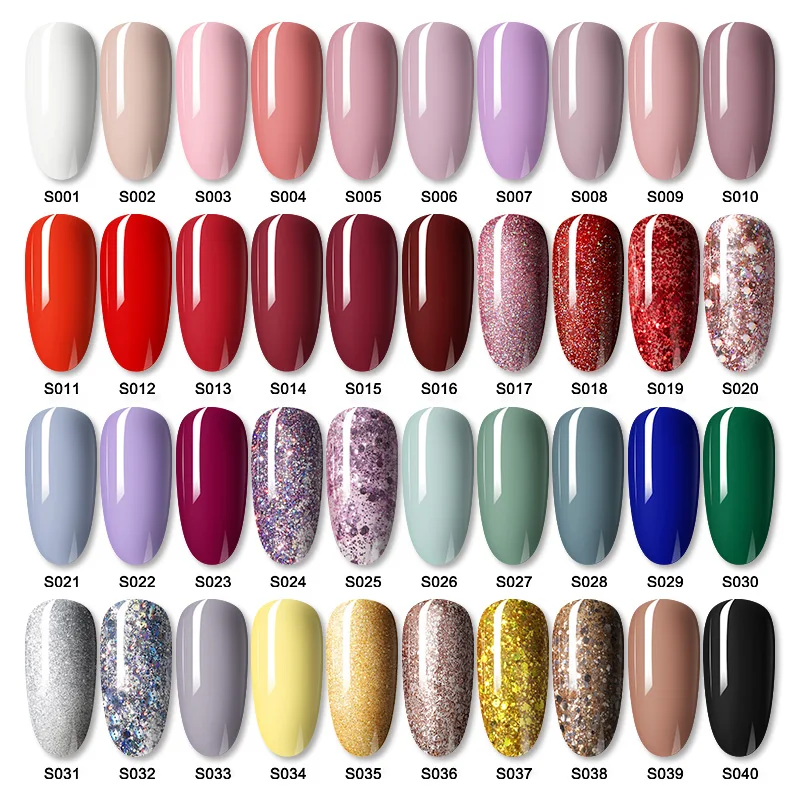 ROSALIND Nail Polish Glitter Series Gel Polish All For Manicure Nails Art UV LED Soff Off Gel Semi PermanentHybrid Varnishes