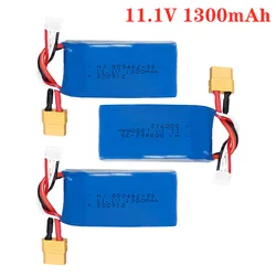 3s lipo battery 11.1V 1300mAh Battery For Wltoys X450 FPV RC Drone Spare Part 11.1v Rechargeable Batteries XT60 For Wltoys X450