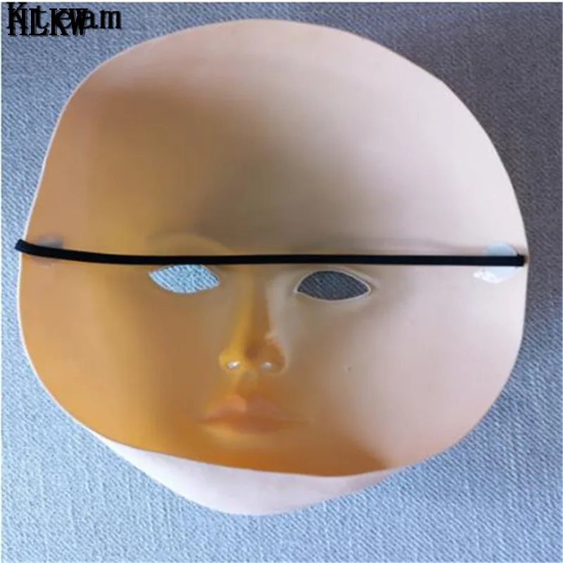 Masque de cosplay féminin sexy réaliste pour la fête, masque de Rhféminin, costume à bretelles pour fille, masque de cosplay en plis