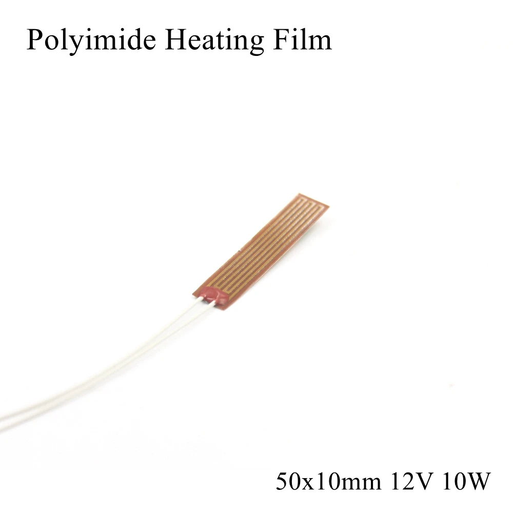 5V 12V 24V PI Heating Film Plate Polyimide Heating Electric Heated Panel Pad Mat Electrotherma Flexible Adhesive Foil Oil Heater