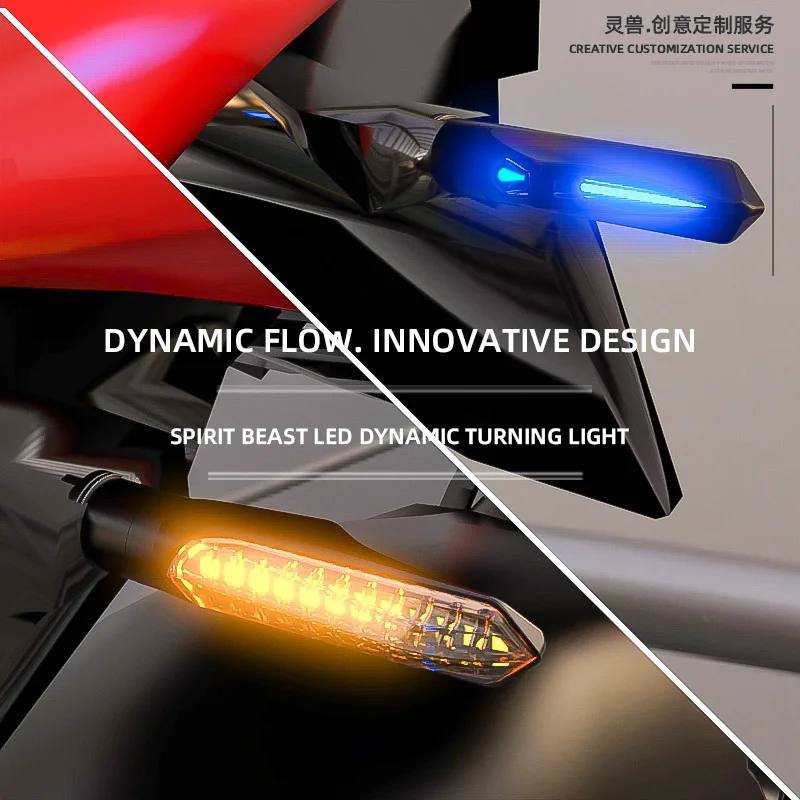 

Motorcycle Universal 12V Turn Signal Light LED Lamp IP68 waterproof Daytime Running Signal Lights Indicator For Honda Suzuki BMW