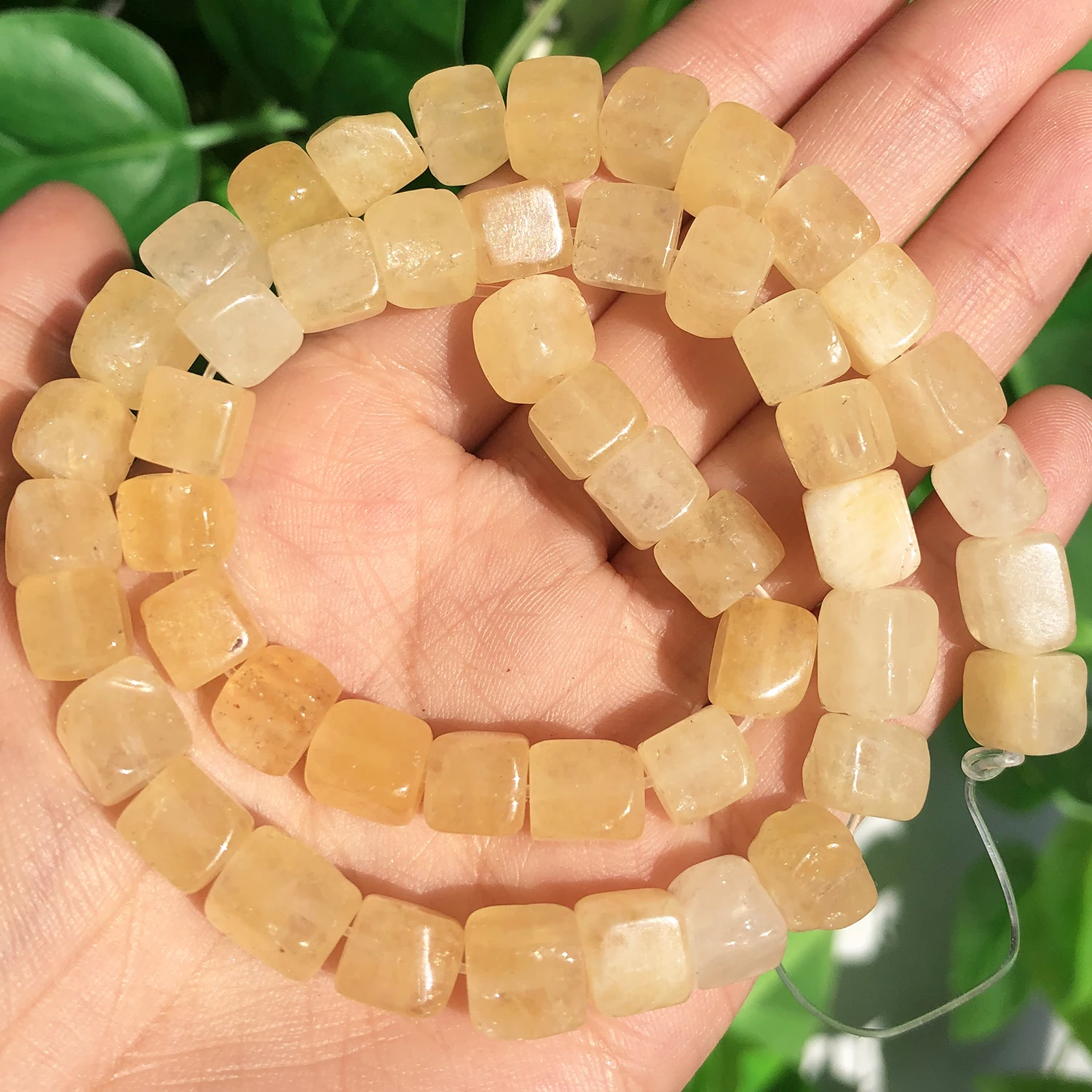 8mm Quadratische Aquamarin-, Morganit-, Turmalin-, Peridot-, Apatit-Steinperlen, Natürliche Lose Perlen für Schmuckherstellung, Armband-DIY – Detail 10