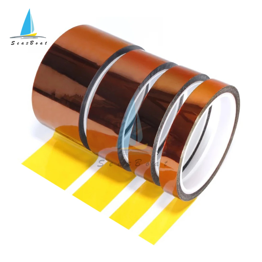 1PC 100ft Heat Resistant High Temperature High insulation electronics industry welding Polyimide Adhesive Tape