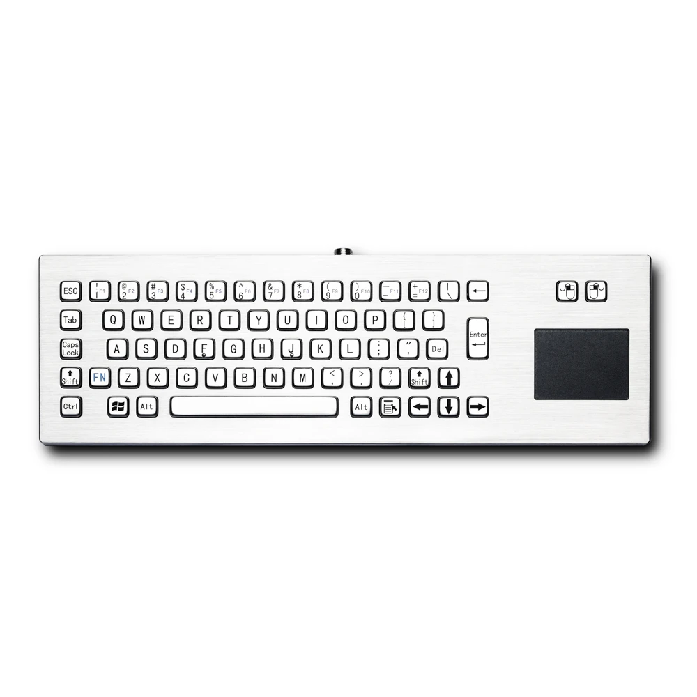 Industrial Stainless Steel Metal Explosion-Proof Computer Keyboards Positive Pressure Cabinet Keyboard