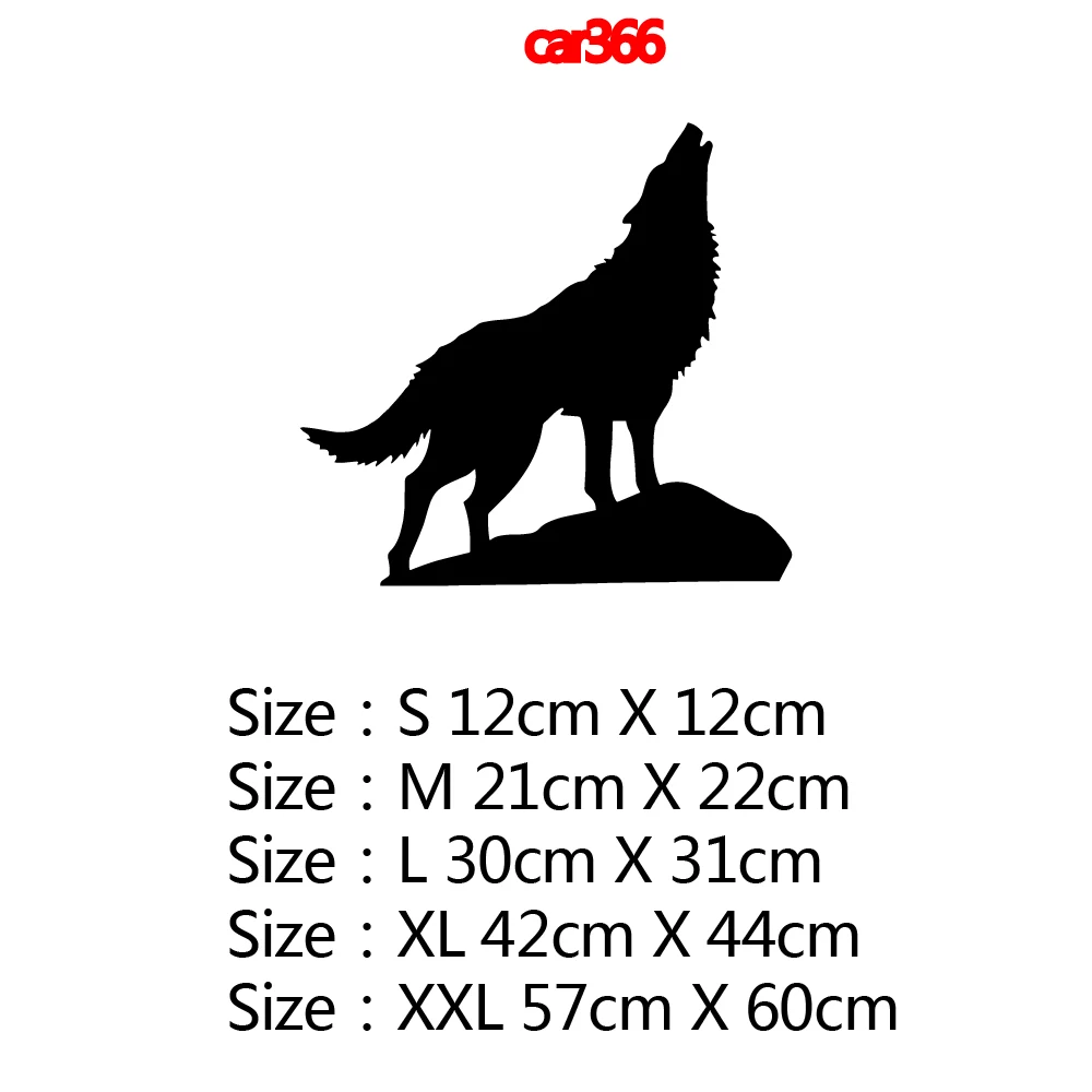 Hot Wolf Stickers For Cars Vinyl Decal Wolf Howl Sticker Auto Body Window Car Motorcycle Car Styling