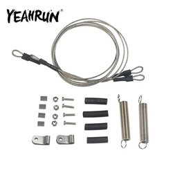 YEAHRUN  2Pcs RC Car Modified Parts Steel Rope Set for TRX-4 1/10 RC Toys Crawler Cars Modified Parts Accessories