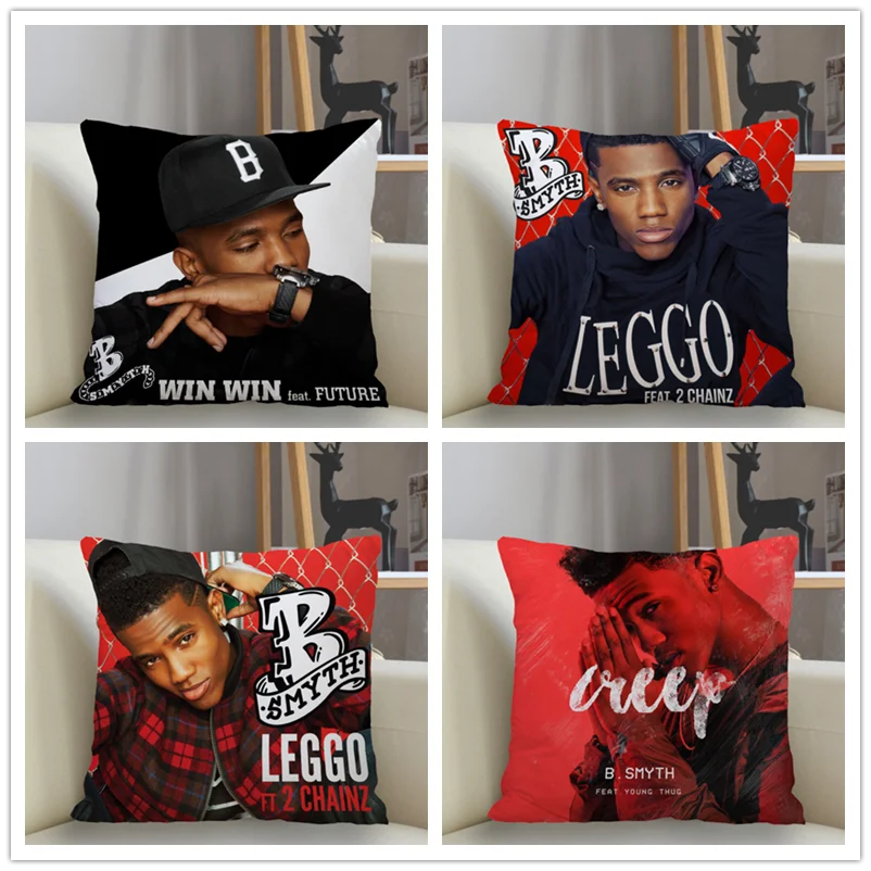 Musife B. Smyth Pillowcase Custom Square Pillow Cover Case Zipper Pillowcase 35*35,40*40,45*45cm Drop Shipping