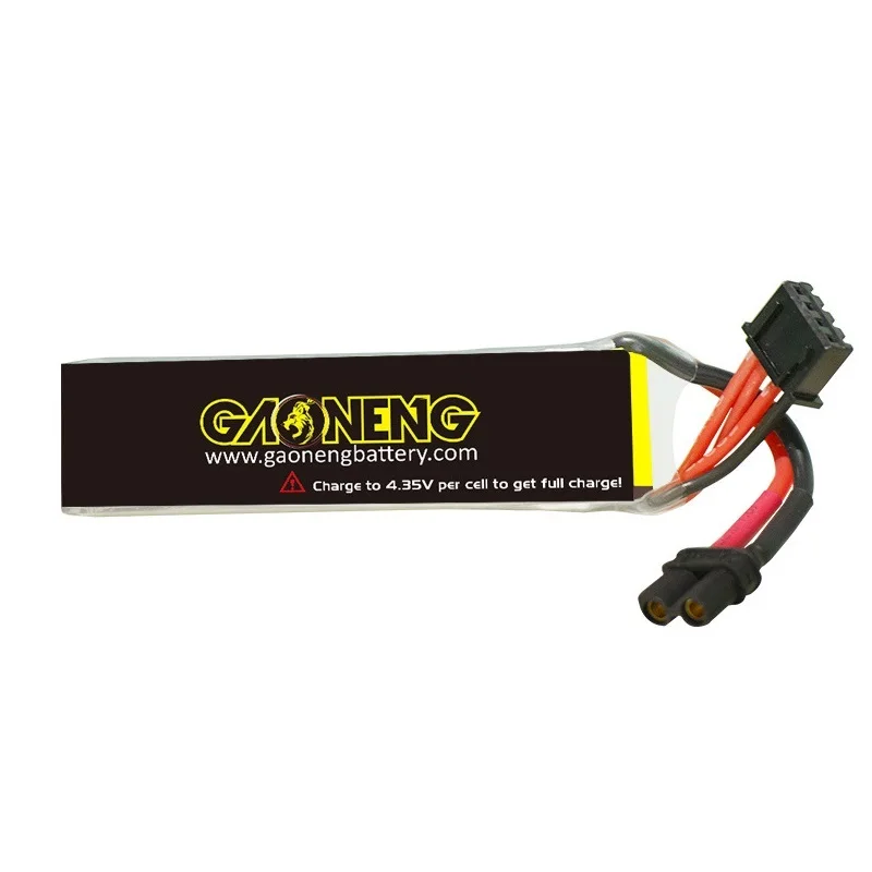 Gaoneng GNB 3S HV 11.4V LiPo 배터리, 530mAh 90C 180C XT30U-F 플러그, RC 헬리콥터 쿼드콥터 FPV 레이싱 드론 부품, 1-10 개