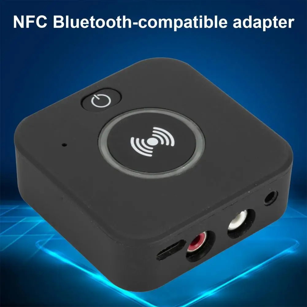 H16 Bluetooth- 5.0 Audio Receiver Transmitter Mini NFC RCA Bluetooth-compatible 5.0 Barrier-free Emitter for Car Speaker TV Set