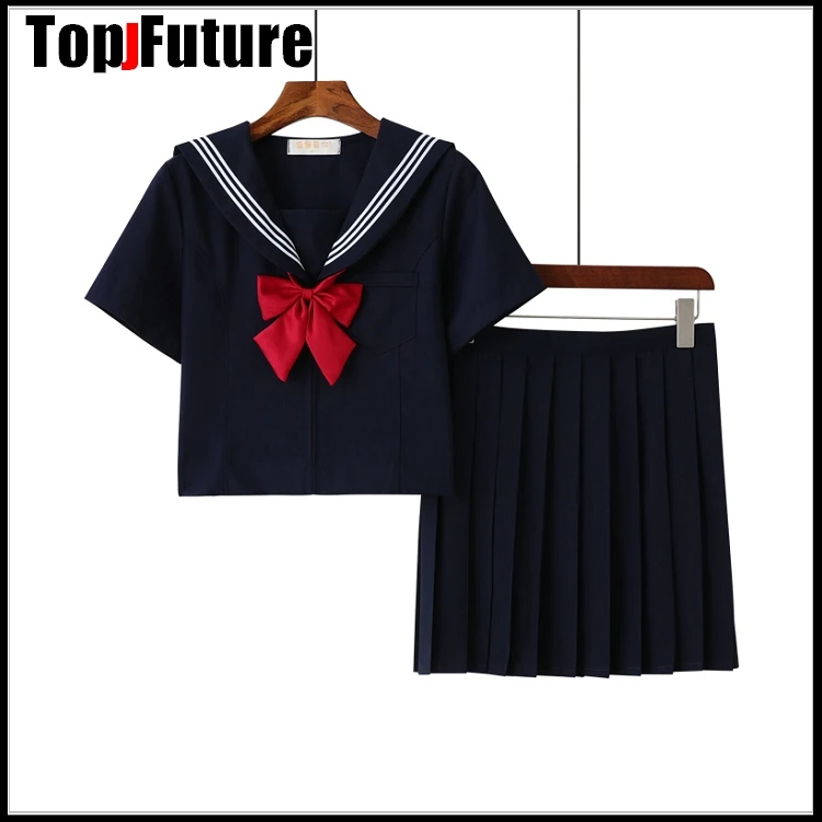 JK uniform rock navy grund Japanischen sailor's schlechte mädchen anzug student der klasse uniform schuluniform akademischen stil sailor anzug