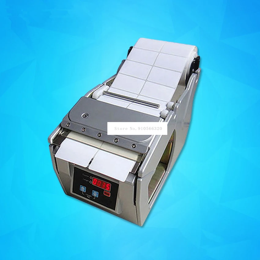 Automatic Adhesive Label Paper Peeling Machine 5-130mm Width 110V/220V X-130 Digital Display Automatic Label Peeler Dispenser
